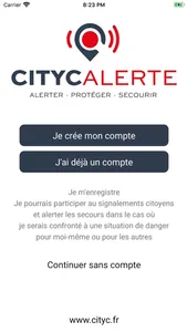 Cityc Alerte screenshot 0