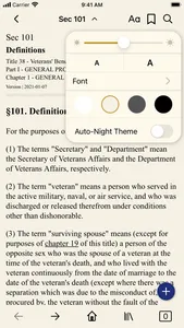 USC 38 - Veterans' Benefits screenshot 2