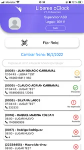 Liberes oClock Supervisor screenshot 1