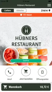 Hübners Restaurant screenshot 0