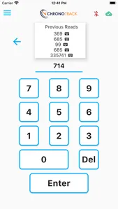 ChronoTrack MobileTrack screenshot 2