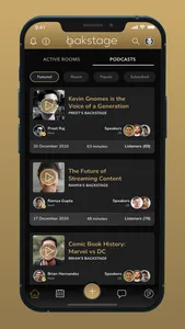 Bakstage: Interactive Podcasts screenshot 2