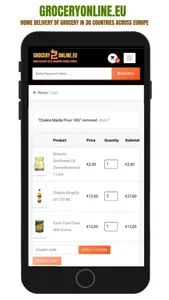 Grocery Online Europe screenshot 5