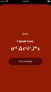 Moose Cree Language App screenshot 3