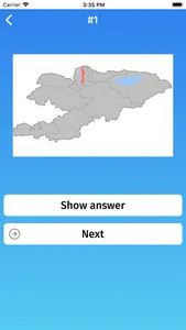 Kyrgyzstan: Provinces Map Quiz screenshot 4