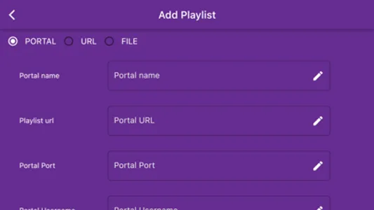 Playlist editor & IPTV Player screenshot 1