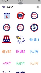 USA JULY 4 Sticker Pack screenshot 0