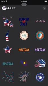 USA JULY 4 Sticker Pack screenshot 5