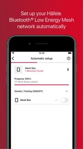 Häfele Connect Mesh Auto-Setup screenshot 1