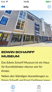 Edwin Scharff Museum screenshot 1