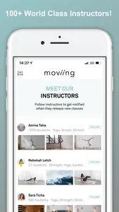 Moviing | Yoga classes at home screenshot 2