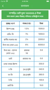 Dolil Fees Calculator screenshot 5