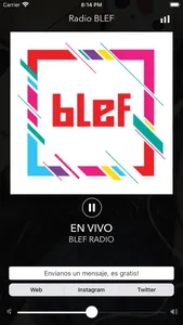 Blef Radio screenshot 1