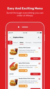 Wimpy Egypt: Order Food Online screenshot 1