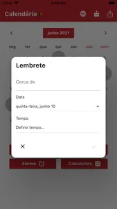 Calendário Português screenshot 2