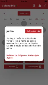 Calendário Português screenshot 4