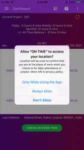 OnTime WorkTime screenshot 1