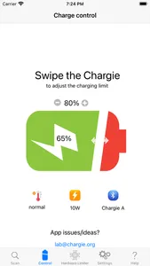 Chargie - phone charge limiter screenshot 1