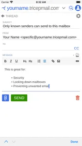 TricepMail screenshot 1