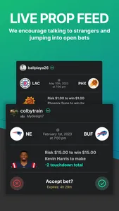 Mad Props - Social Sports Bets screenshot 1