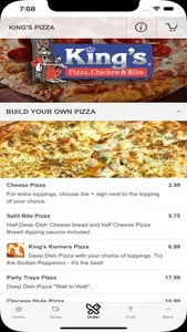 Kings Pizza, Chicken and Ribs screenshot 1