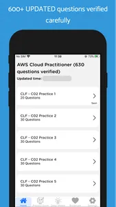 AWS Cloud Practitioner 2023 screenshot 0