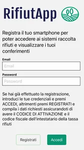 RifiutApp screenshot 1