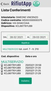 RifiutApp screenshot 4