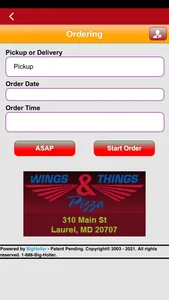 Wings Things & Pizza screenshot 0