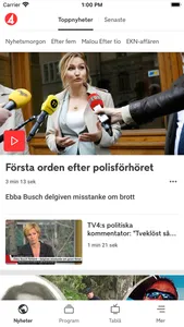 TV4 Nyheterna screenshot 0