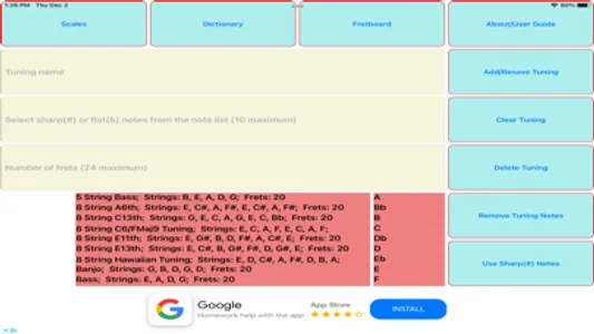 Chord and Scale Finder II screenshot 0