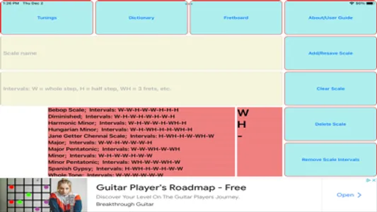 Chord and Scale Finder II screenshot 1