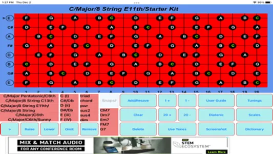 Chord and Scale Finder II screenshot 6