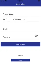 SenseGiz Configuration App screenshot 1