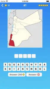 Jordan: Provinces Quiz Game screenshot 0