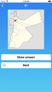 Jordan: Provinces Quiz Game screenshot 4