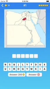 Egypt: Provinces Quiz Game screenshot 0