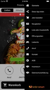 Pizzaservice Pinocchio screenshot 2