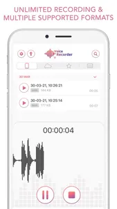 Voice Recorder+ Memo Recording screenshot 0