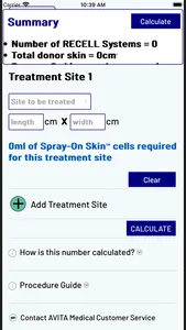 RECELL® Surgical Planning Tool screenshot 1