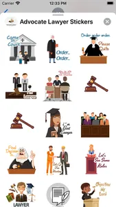 Advocate Lawyer Stickers screenshot 0