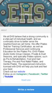 EHS Pilates screenshot 1