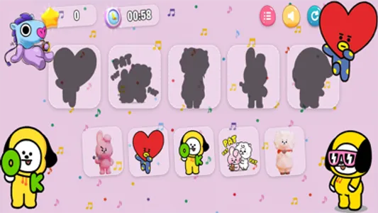 Cute BT21 Puzzle Game screenshot 2