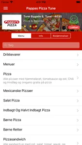 Pappas Pizza Tune app screenshot 0