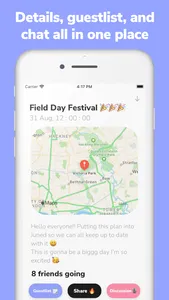 Juned - Make social plans screenshot 4