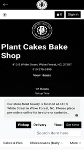 Plant Cakes Bake Shop screenshot 1