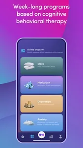 Moodcare: Therapy & Psychology screenshot 2