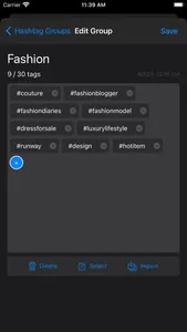 Hashtags Organizer screenshot 2