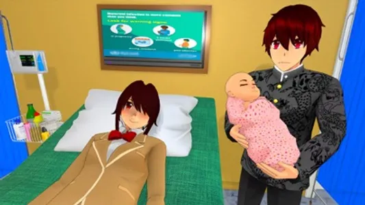 Anime Pregnant Mother Life Sim screenshot 3