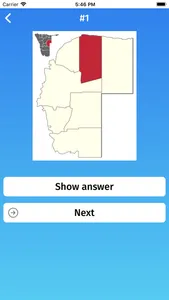 Namibia: Provinces Quiz Game screenshot 4